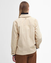 Load image into Gallery viewer, Model wearing Barbour Anya Shirt in White Paper - back.
