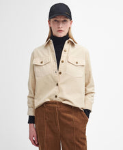 Load image into Gallery viewer, Model wearing Barbour Anya Shirt in White Paper.
