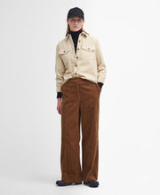 Load image into Gallery viewer, Model wearing Barbour Anya Shirt in White Paper.
