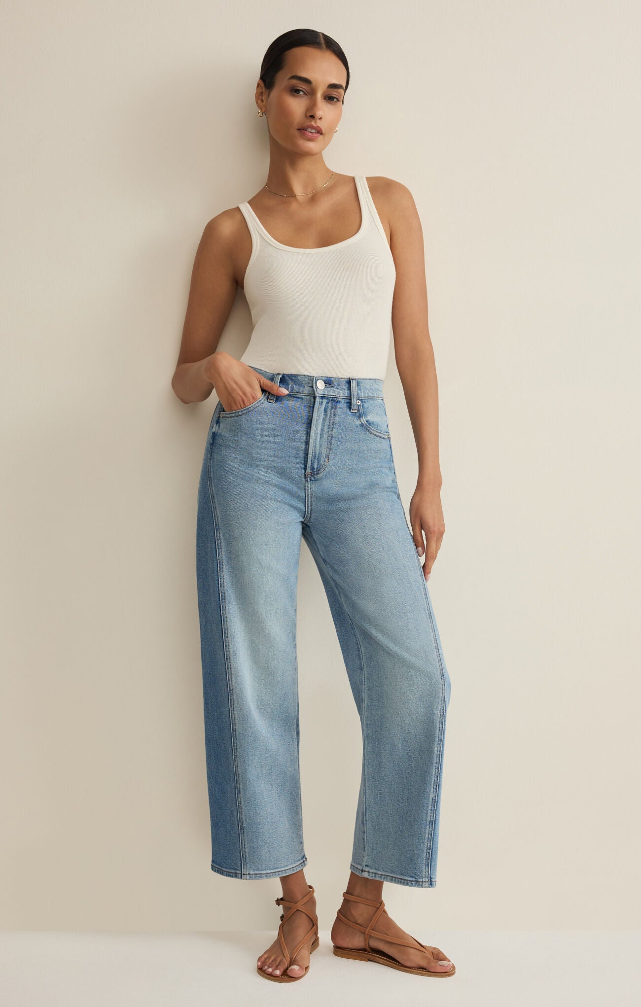 ZSupply - Luna High Rise Crop Bowed