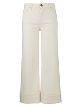Load image into Gallery viewer, Kut From The Kloth - Meg High Rise Fab Ab Wide Leg Roll Up Reg Hem in Candle.
