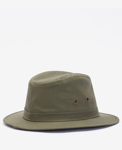 Barbour Dawson Safari Hat in Olive.