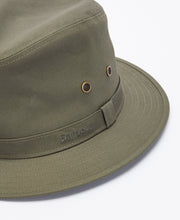 Load image into Gallery viewer, Barbour Dawson Safari Hat in Olive.
