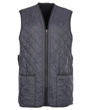 Load image into Gallery viewer, Barbour Polarquilt Waistcoat Zip-In Liner in Navy.
