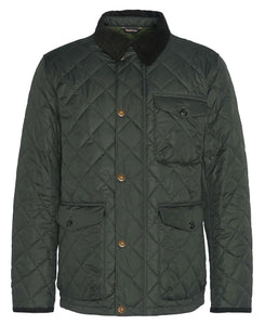 Barbour Hornby Quilted Jacket in Sage.