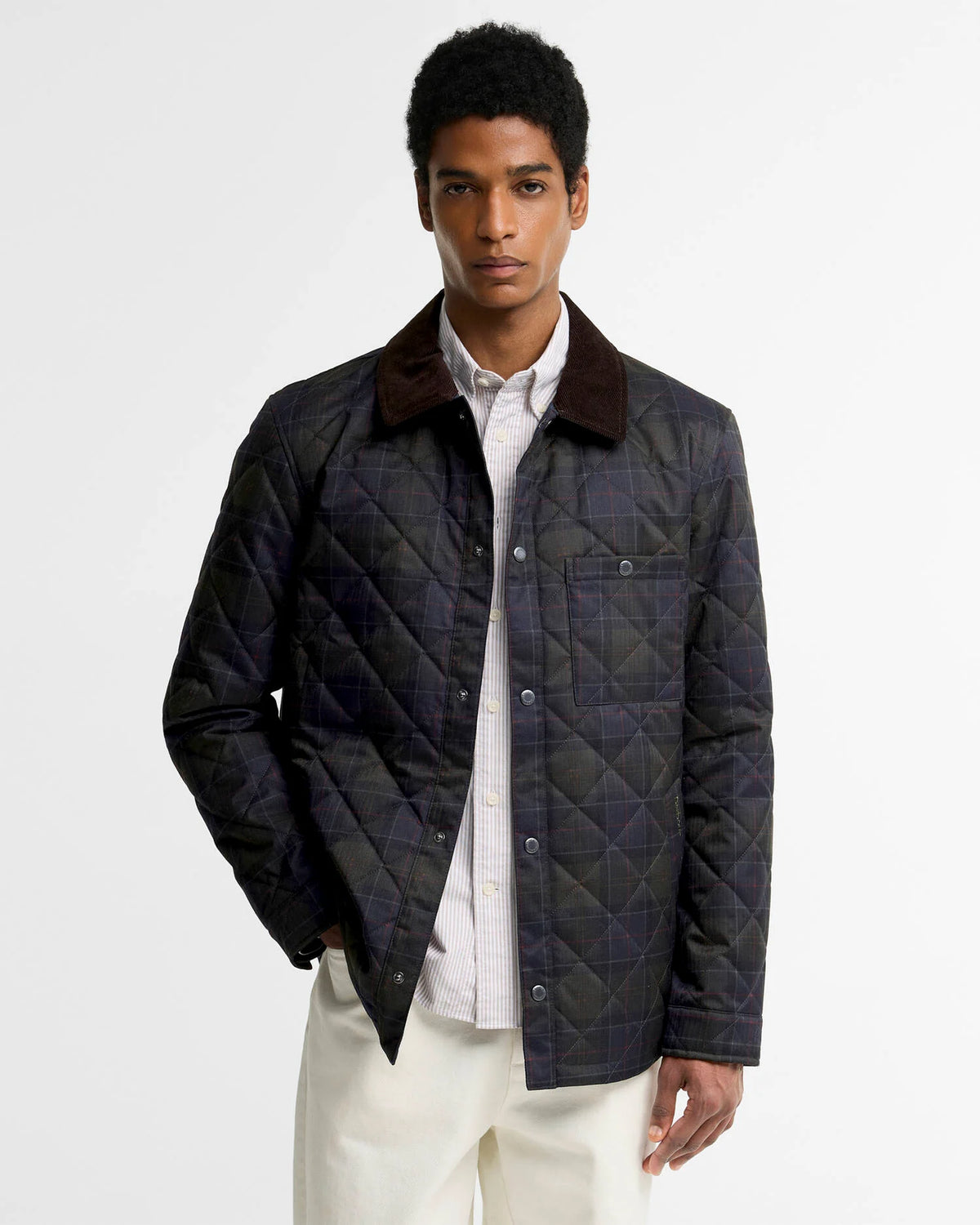 Barbour - Tartan Quilted Shirt Jacket