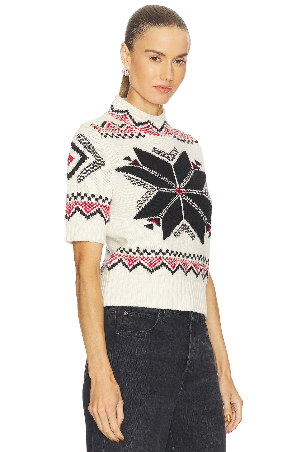 Polo Ralph Lauren - Cotton Wool Blend SS Mock Neck Sweater