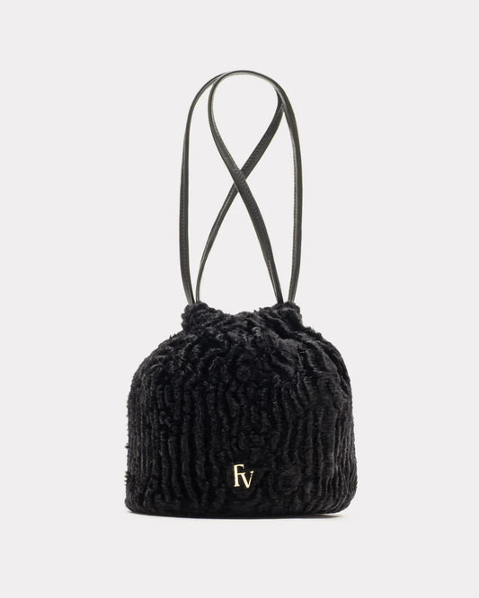 Frances Valentine - Pouf Bag Lamb Faux Fur