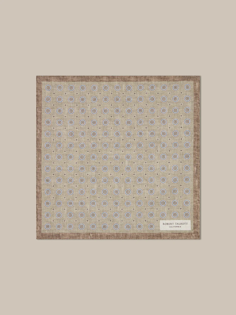 Robert Talbott - Colton Reversible Neat/Paisley Pocket Square