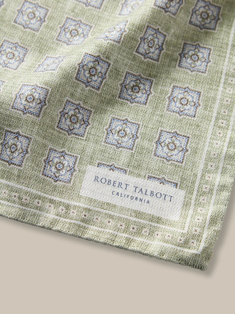 Robert Talbott - Colton Reversible Medallion/Neat Pocket Square