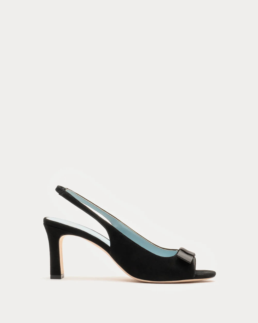 Frances Valentine - Reese Suede Slingback w/ Satin Bow