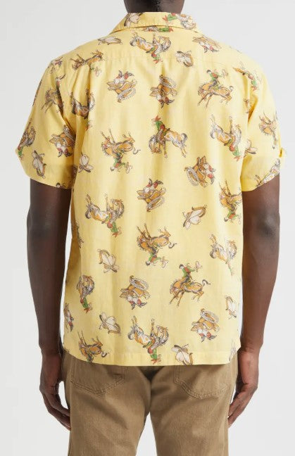 RRL - Western Print Linen - Cotton Camp Shirt