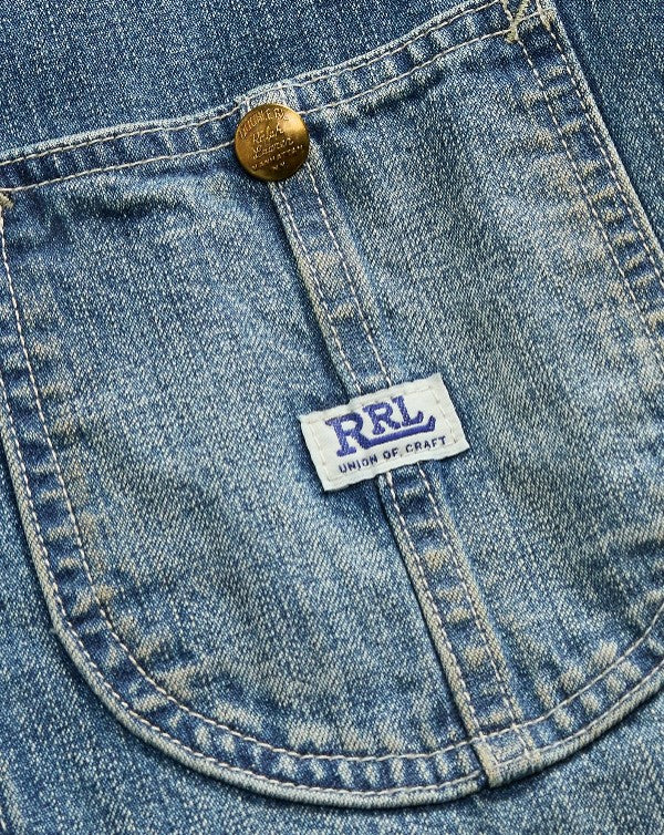 RRL - Corduroy-Collar Indigo Denim Jacket
