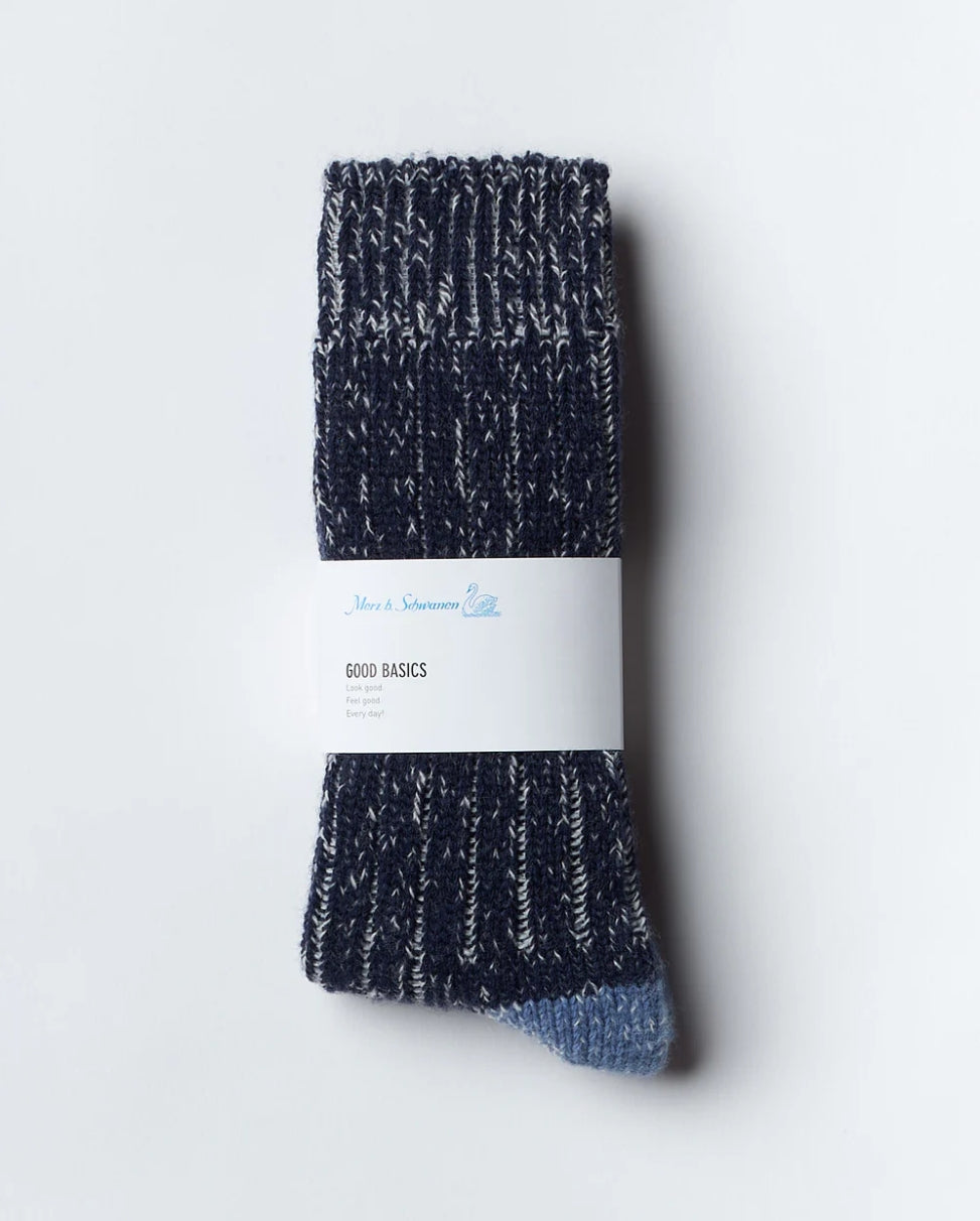 Merz B. Schwanen - Sturdy Merino Wool Melange Socks