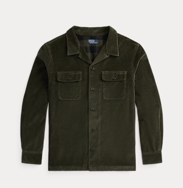 POLO Ralph Lauren - LS Wide Wale Corduroy Lined Teton Camp Shirt