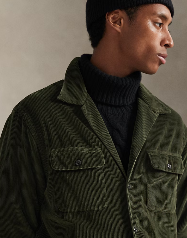 POLO Ralph Lauren - LS Wide Wale Corduroy Lined Teton Camp Shirt