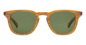 Garrett Leight - Brooks X 48 in Butterscotch/Pure Green.