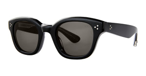 Garrett Leight - Cyprus 47 in Black/Grey.