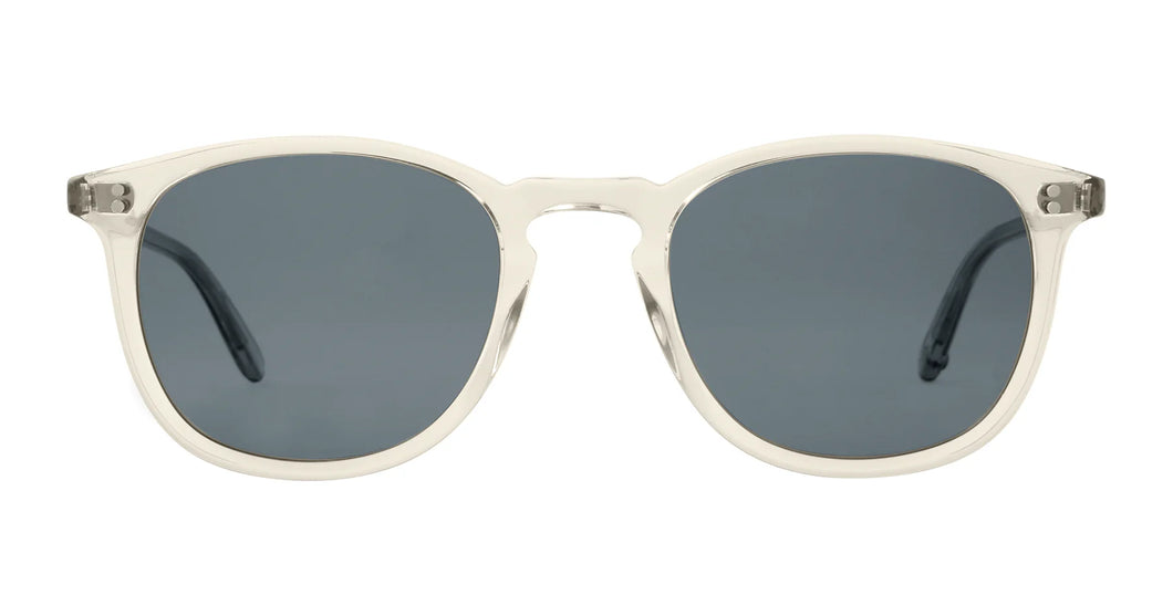 Garrett Leight - Kinney 49 in Champagne/Blue Smoke Polar.