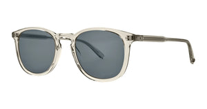 Garrett Leight - Kinney 49 in Champagne/Blue Smoke Polar.