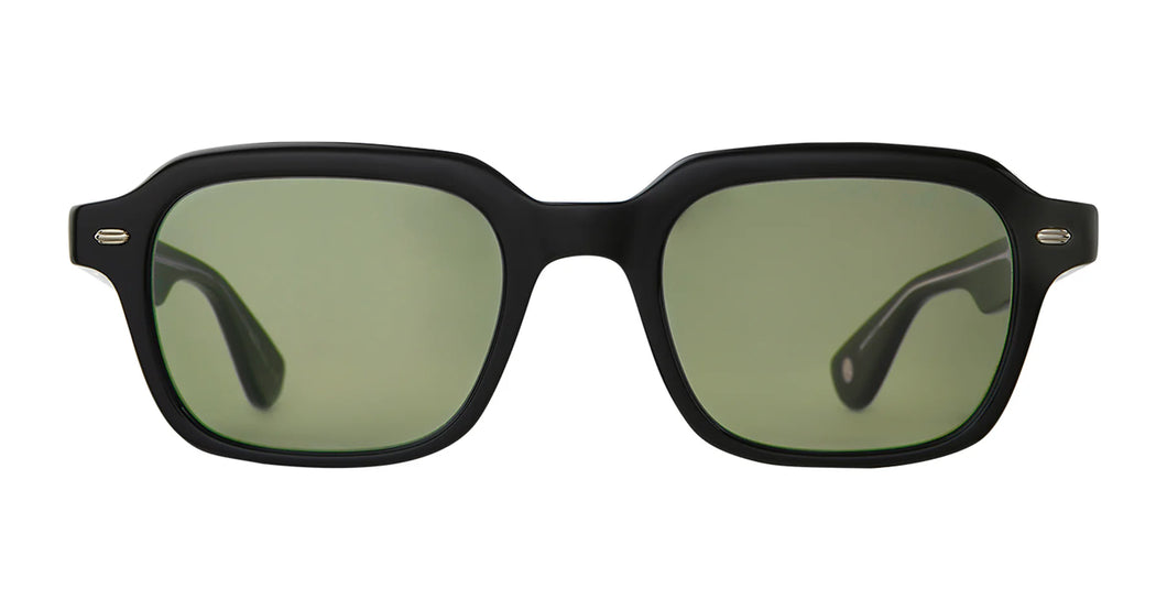 Garrett Leight - OG Freddy P 49 in Black/Valley View Green.