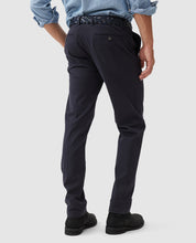 Load image into Gallery viewer, Model wearing Rodd &amp; Gunn - Hammer Springs Straight Pant in Marine - back.
