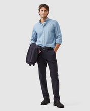 Load image into Gallery viewer, Model wearing Rodd &amp; Gunn - Hammer Springs Straight Pant in Marine.
