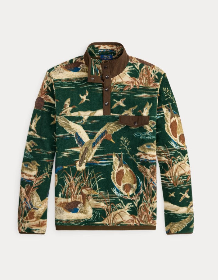 Polo Ralph Lauren - Duck-Print Brushed Fleece Pullover