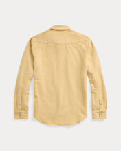 Load image into Gallery viewer, RRL - Chamois Western Shirt in Faded Yellow - back.
