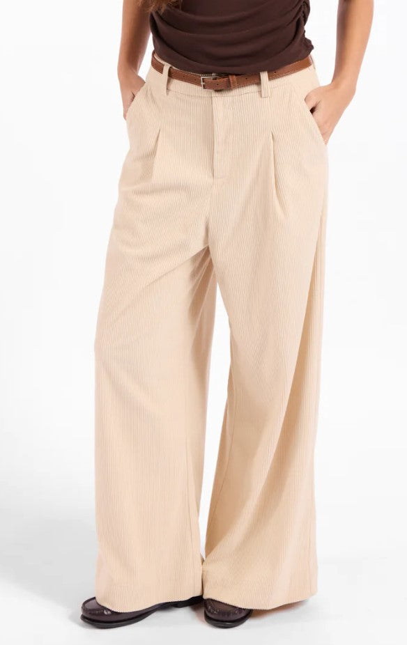 Sage the Label - Foxglove Corduroy Belted Pants