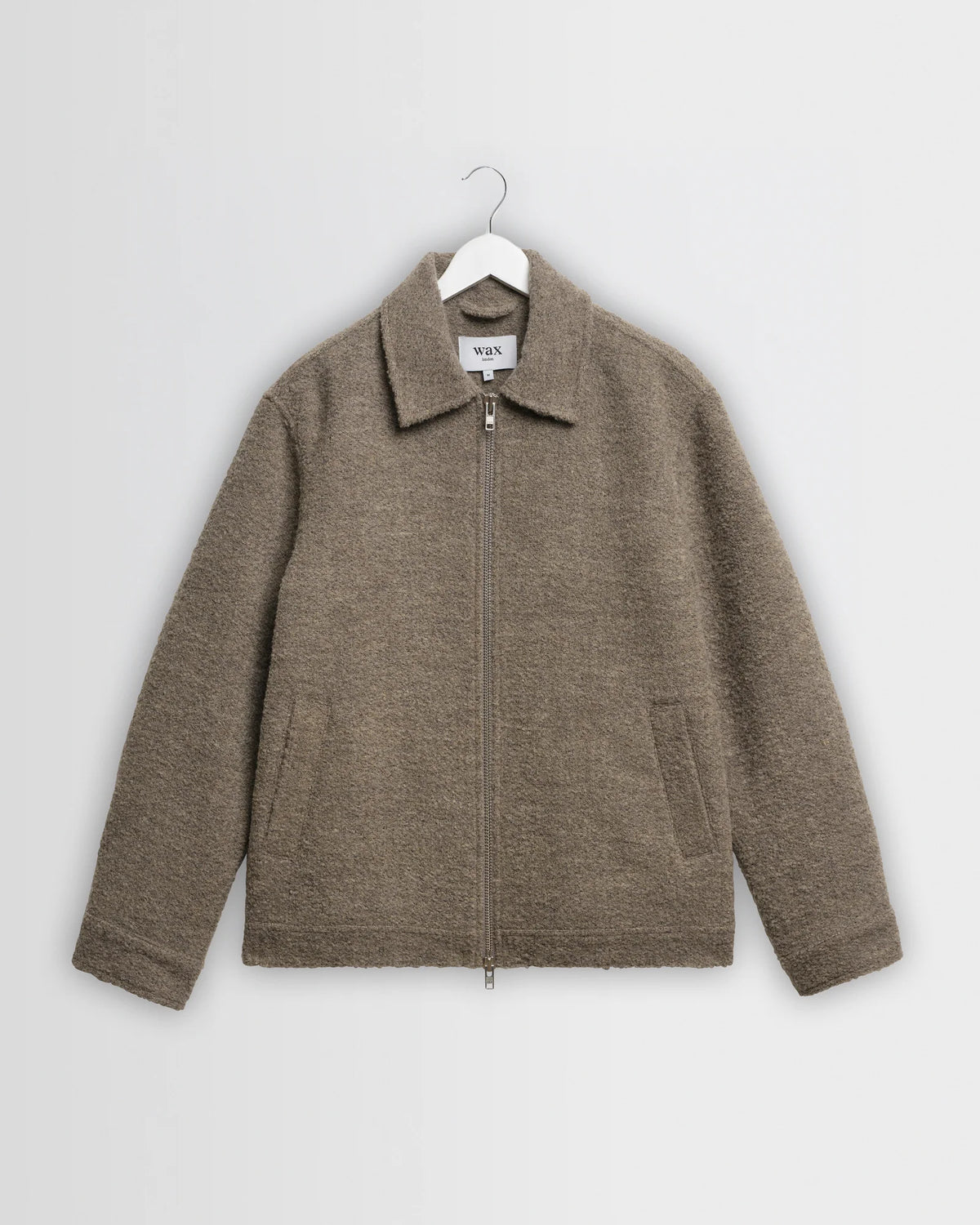 Wax London - Heath Natural Wool Blend Boucle Jacket