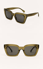 Load image into Gallery viewer, ZSupply Hideaway Sunglasses in Moss - Grey Polarized.
