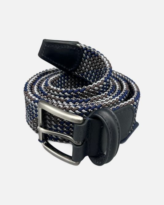 Anderson Belt Blue/Grey Woven