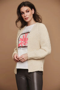 Model wearing Rino & Pelle - Dinty Sweater in Dove.