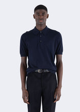 Load image into Gallery viewer, Model wearing John Smedley - Kyson in french navy/black.
