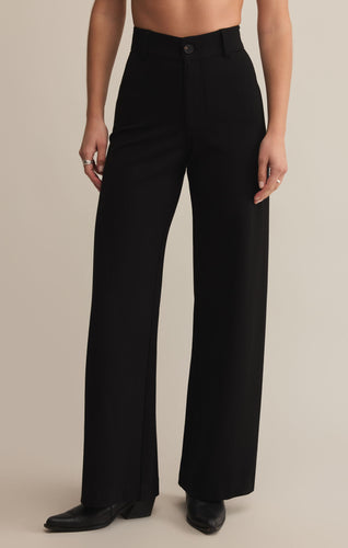 Model wearing ZSupply Do It All Rilynn Pant in Black.