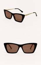 Load image into Gallery viewer, ZSupply Lookout Sunglasses in Polished Black Brown Polarized.
