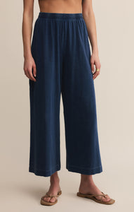 Model wearing ZSupply - Scout Jersey Pant in Indigo.