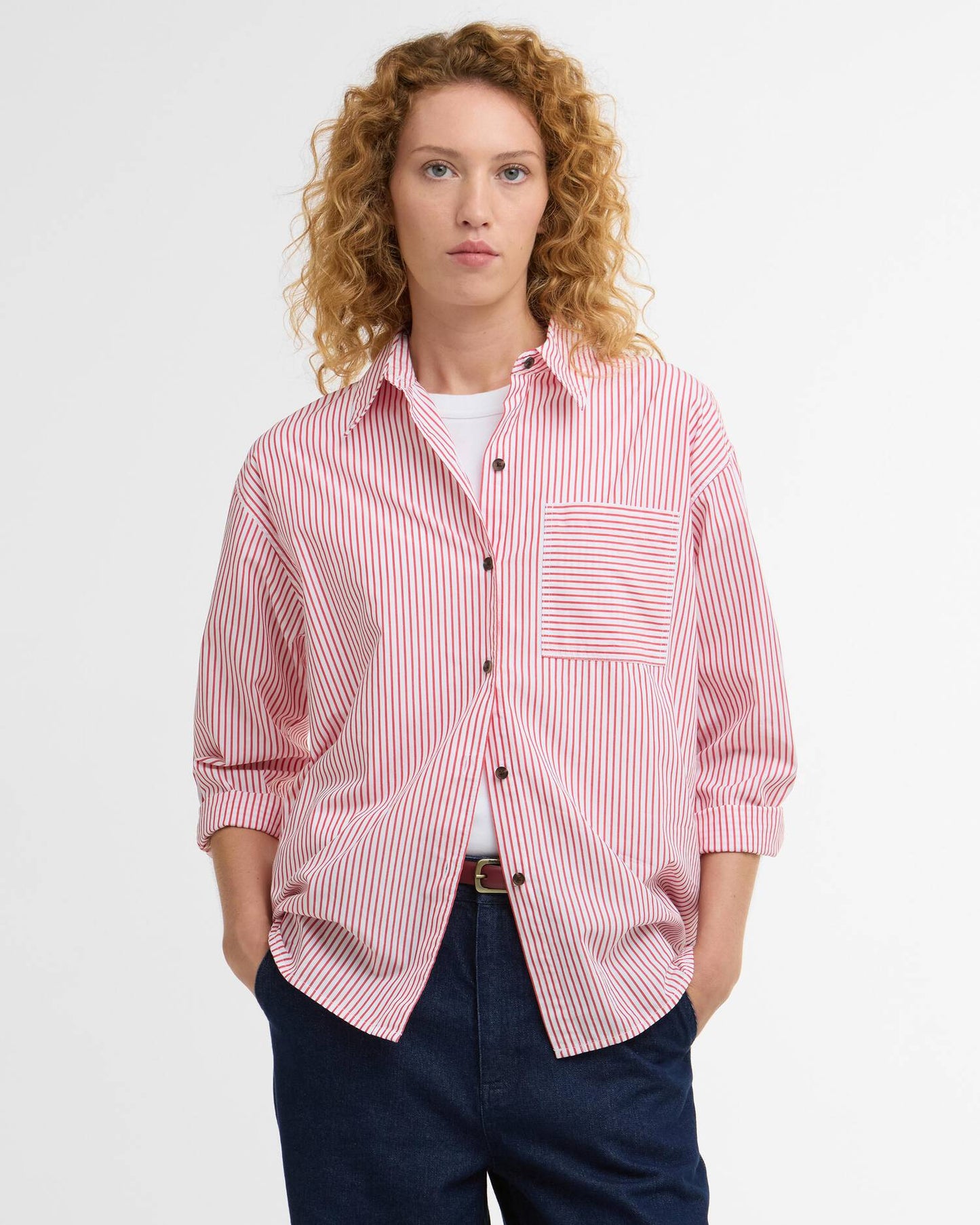 Barbour- Polly Striped Relaxed Shirt