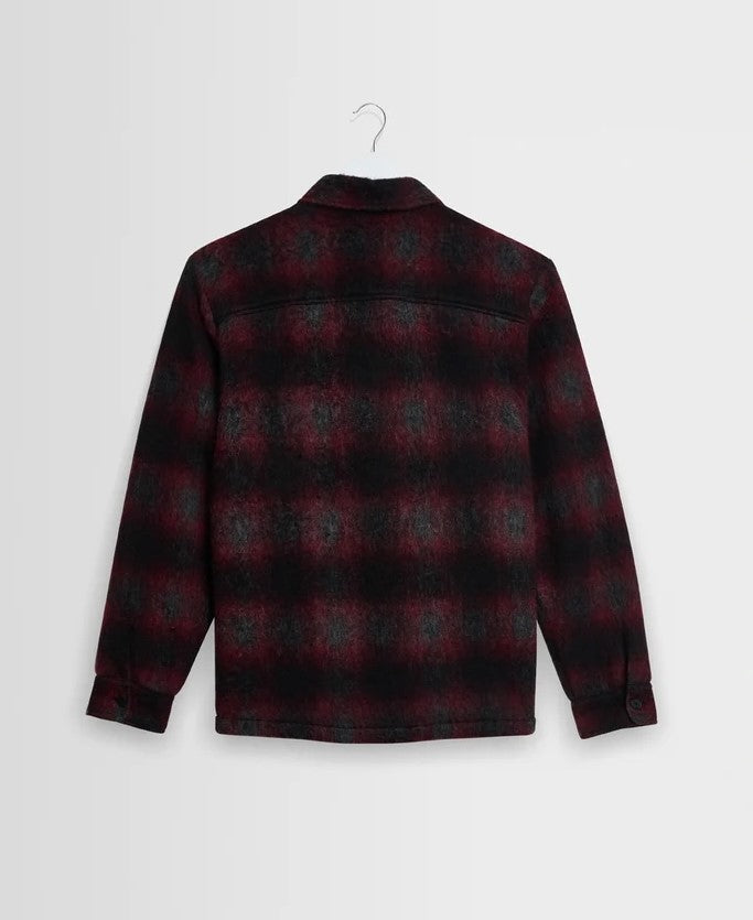 Wax London - Whiting Elm Wool Blend Check Overshirt