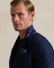 Load image into Gallery viewer, Model wearing POLO Ralph Lauren - Soft Tailored Linen Suit Jacket in Dark Navy
