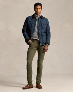 Model wearing POLO Ralph Lauren - Sullivan Slim Jean - Stretch in Dark Loden.