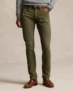 Model wearing POLO Ralph Lauren - Sullivan Slim Jean - Stretch in Dark Loden.