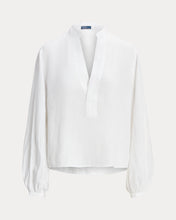 Load image into Gallery viewer, Polo Ralph Lauren - Linen Blouse in White.
