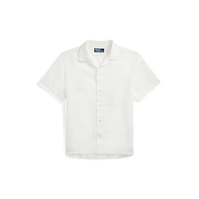 Load image into Gallery viewer, POLO Ralph Lauren - SS Garment Dyed Slubby Linen Andy Camp Shirt in Ceramic White.
