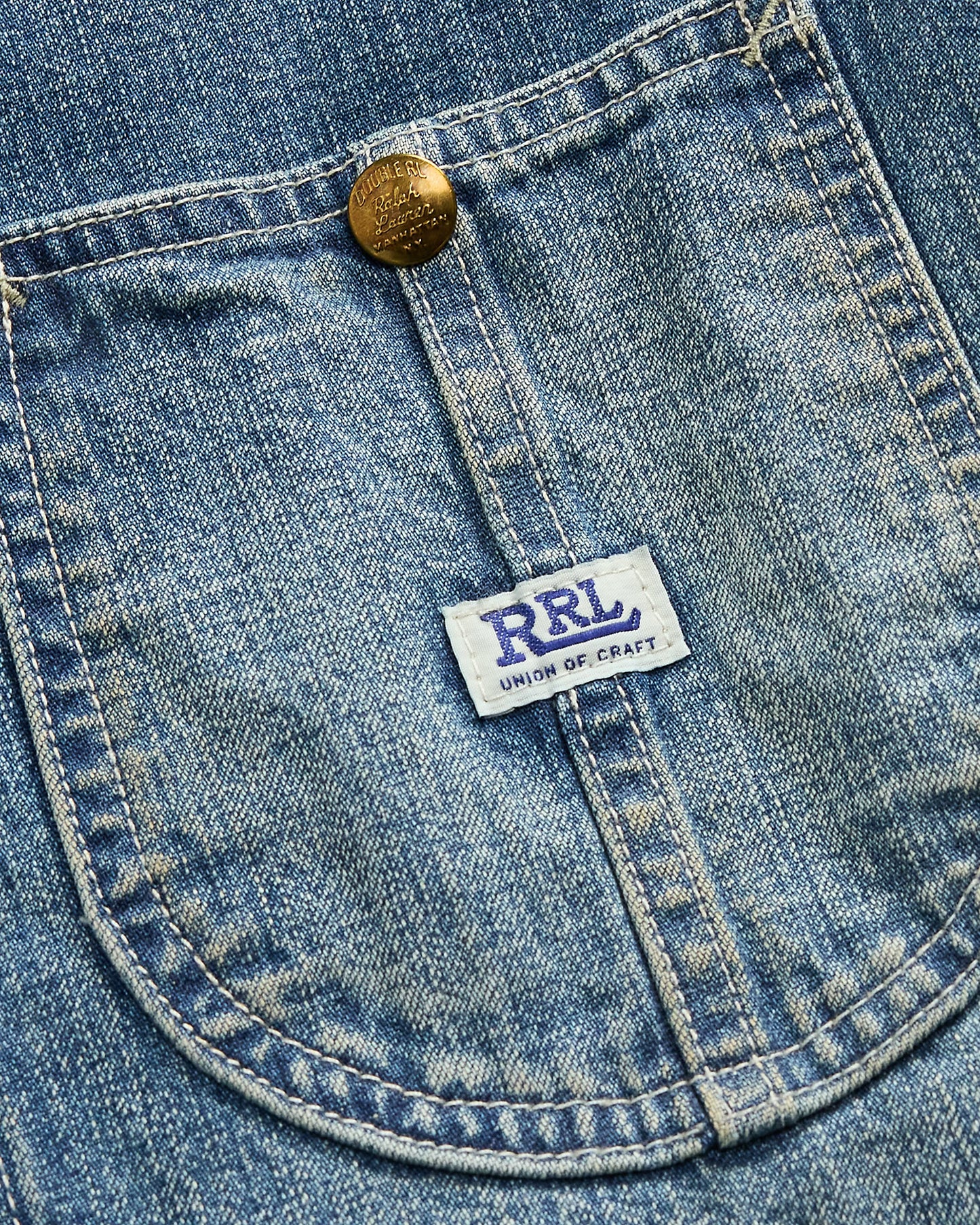 RRL - Corduroy-Collar Indigo Denim Jacket