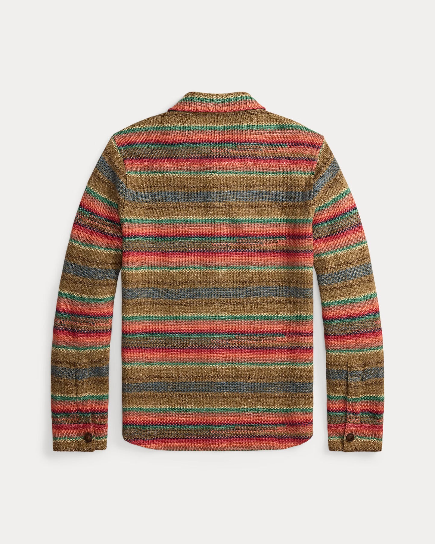 RRL - Striped Linen-Silk Workshirt Sweater