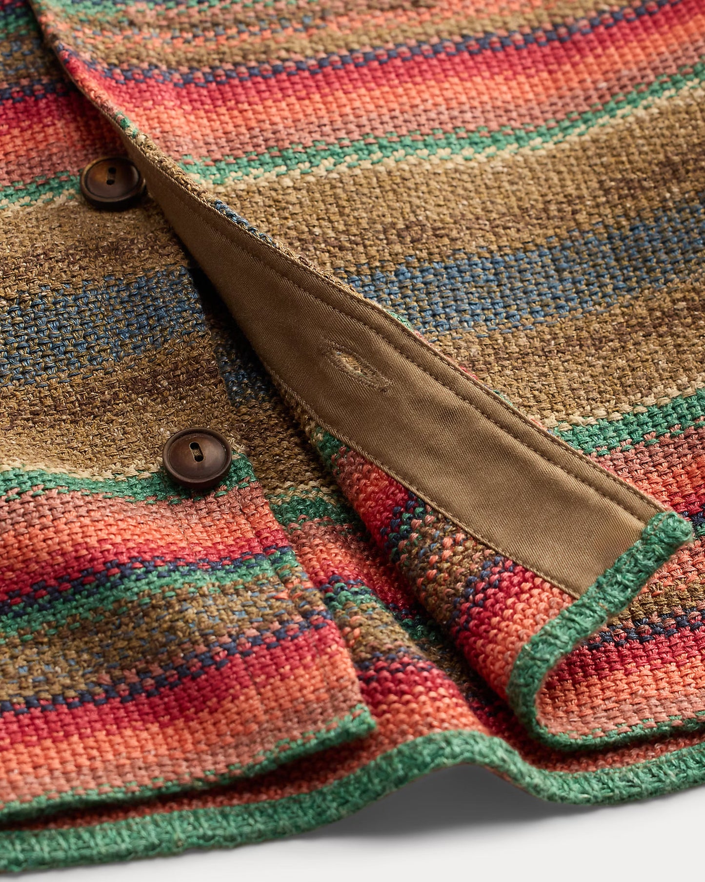 RRL - Striped Linen-Silk Workshirt Sweater