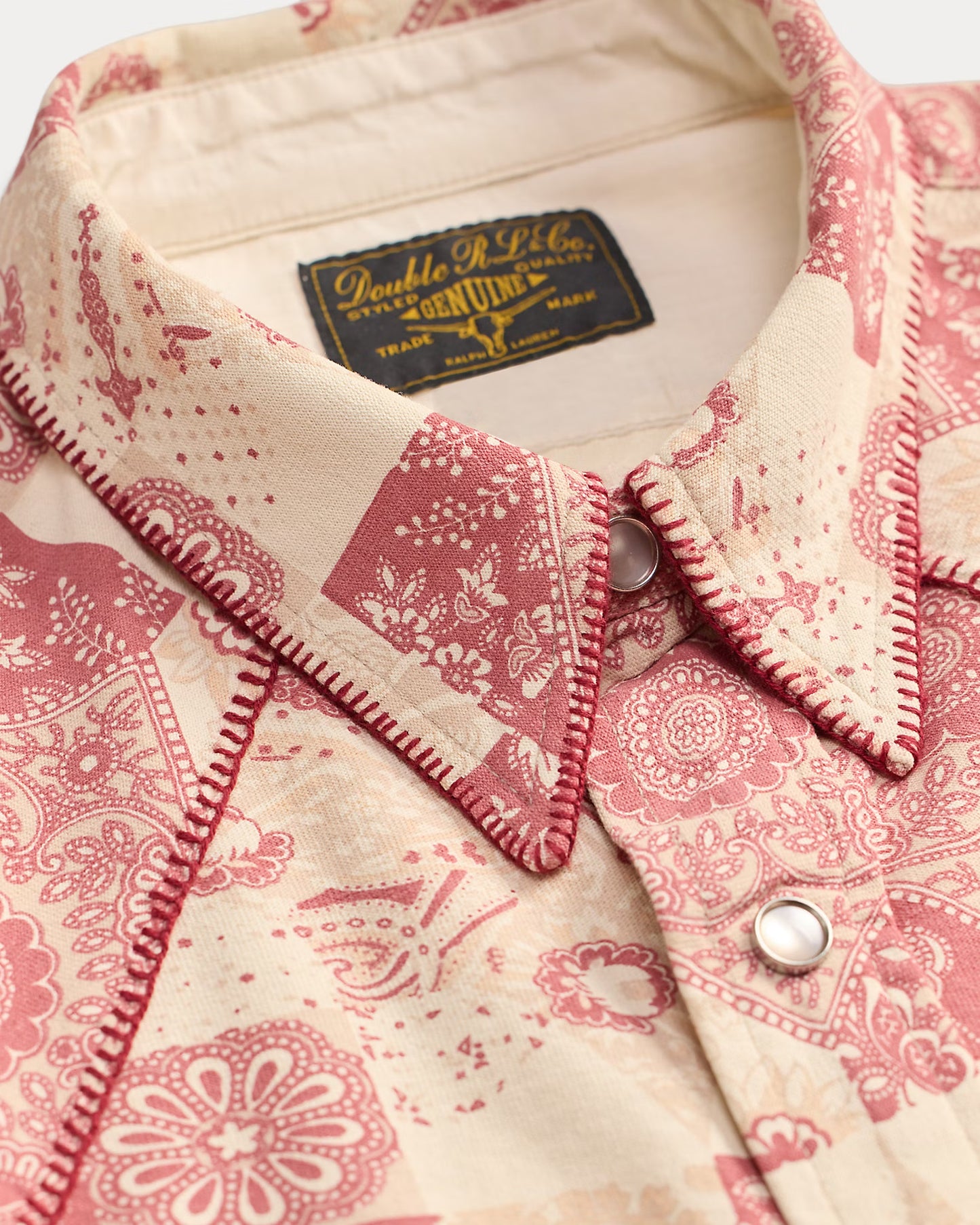 RRL - Slim Fit Jersey Western Shirt