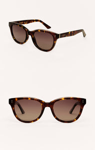 ZSupply Shoreline Sunglasses in Brown Tortoise - Brown Polarized.